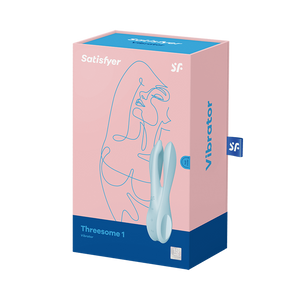 Satisfyer Threesome 1 Rechargeable 3 Motor Lay On Clitoral Vibrator