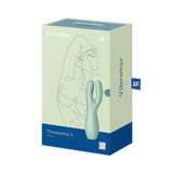 Satisfyer Threesome 3 Rechargeable Silicone Lay On 3 Motor Clitoris & Labia Stimulator
