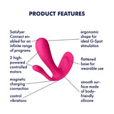 Satisfyer Top Secret+ Connect App Enabled Rechargeable Wearable G-Spot & Anal Vibrator