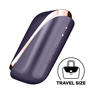 Satisfyer Pro Traveler USB Rechargeable Clitoral Stimulator with Air Pulse Technology Purple