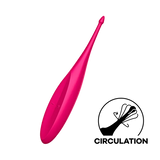 Satisfyer Twirling Fun Silicone 12 Function Clit & Nipple Vibrator