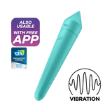 Satisfyer Ultra Power Bullet 8 Rechargeable Silicone 12 Level App Enabled Bullet Vibrator