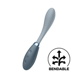 Satisfyer G-Spot or Rabbit Style Flex 3 Bendable Silicone Vibrator