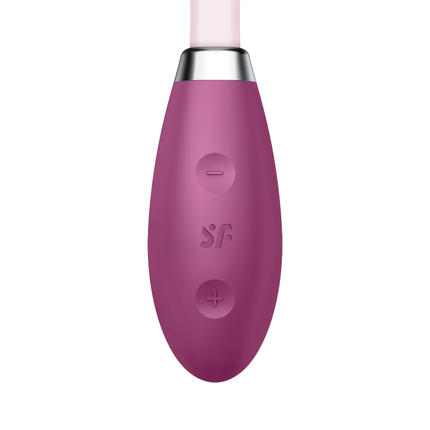 Satisfyer G-Spot or Rabbit Style Flex 3 Bendable Silicone Vibrator