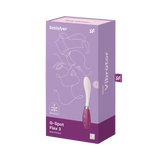 Satisfyer G-Spot or Rabbit Style Flex 3 Bendable Silicone Vibrator