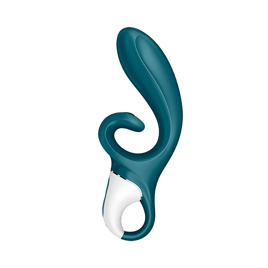 Satisfyer Hug Me Rechargeable Silicone Rabbit Vibrator with Clitoral Stimulation