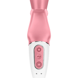 Satisfyer Hug Me Rechargeable Silicone Rabbit Vibrator with Clitoral Stimulation