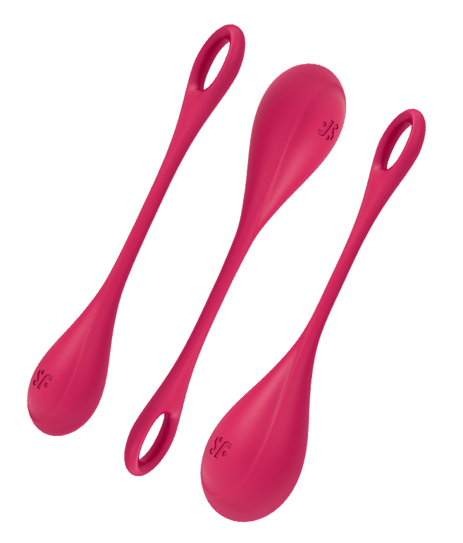 Satisfyer Yoni Power 1 Silicone Weighted Ben Wa Balls Set for Pelvic Floor Training