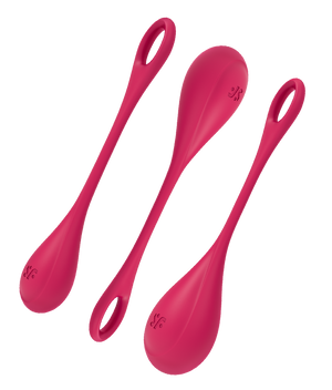 Satisfyer Yoni Power 1 Silicone Weighted Ben Wa Balls Set for Pelvic Floor Training