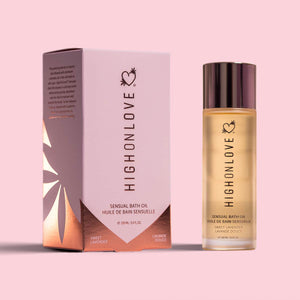 HighOnLove Bath Oil Sweet Lavendar Honeybee 3.4 fl oz