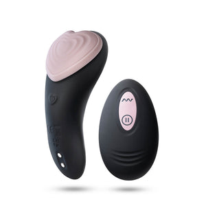 Temptasia Heartbeat Rechargeable Silicone Panty Vibe with Remote Control Pink