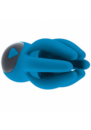 LEVELZ Digital Vibrating Silicone Penis Head Stimulator with Tentacles