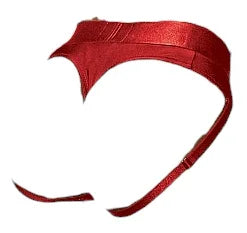 Shots Ouch! Vibrating Strap-on Thong with Removable Rear Straps Red