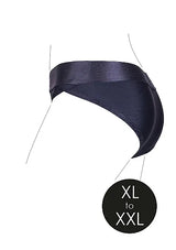Shots Ouch! Vibrating Strap-on Hipster Open Crotch Briefs with Lace Detail Black