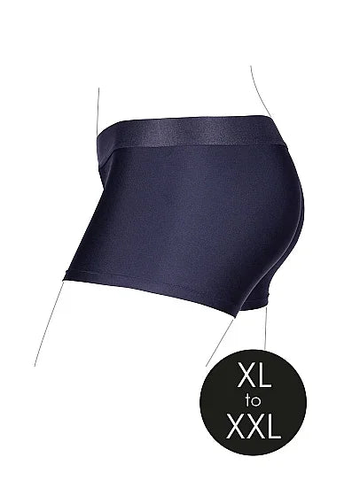 Shots Ouch! Vibrating Strap-on Boxer Black - Romantic Blessings Shots Ouch! Vibrating Strap-on Boxer Black - Romantic Blessings