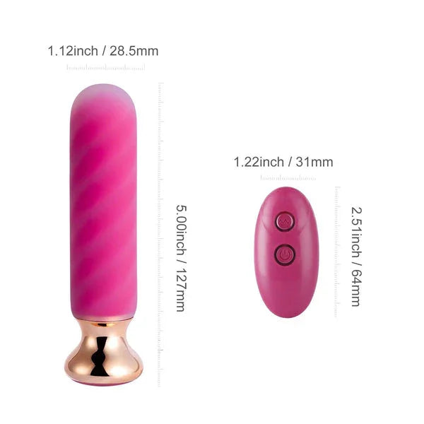 Rose Twister Hands-Free Remote Control Vibrating Anal Plug - Romantic Blessings Rose Twister Hands-Free Remote Control Vibrating Anal Plug - Romantic Blessings