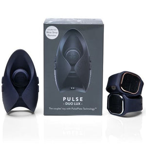 Hot Octopuss Pulse Duo Lux Rechargeable Remote-Controlled Vibrating Stroker 2-Pack Grey