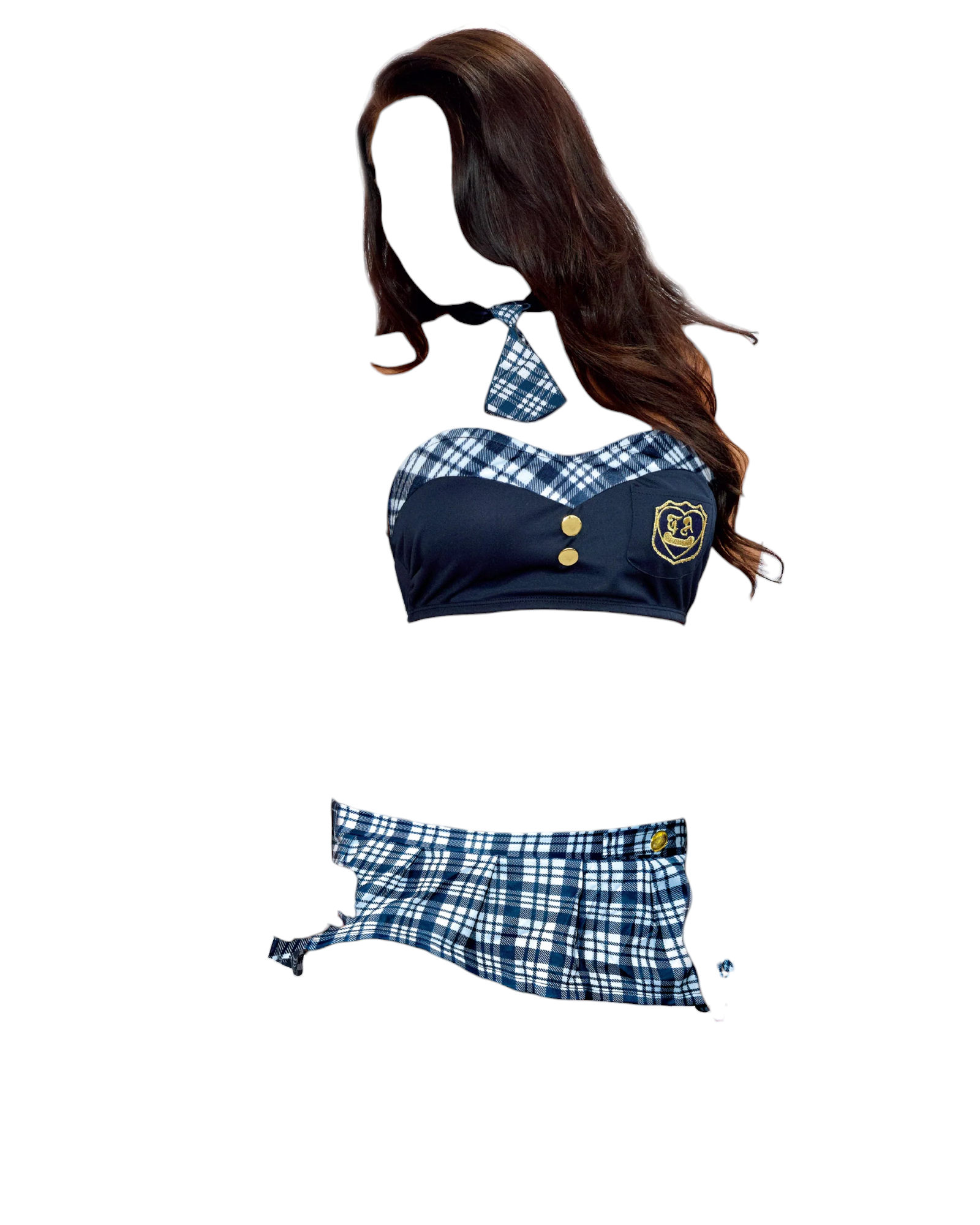 Dreamgirl Plus Size Police-Themed Garter Slip Bedroom Costume Set