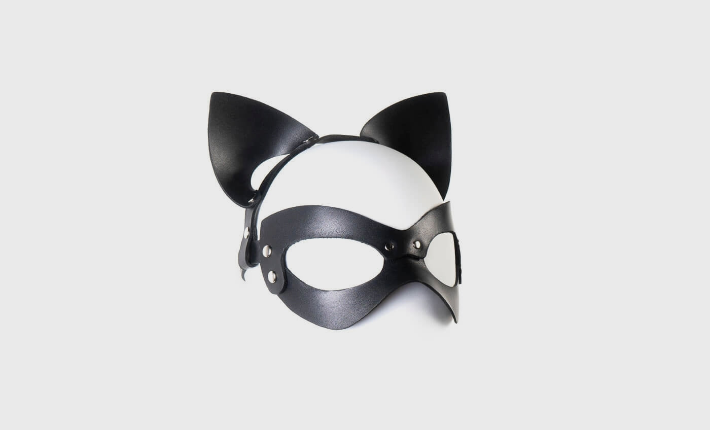 Liberator Vienna Leather Cat Eye And Ear Mask