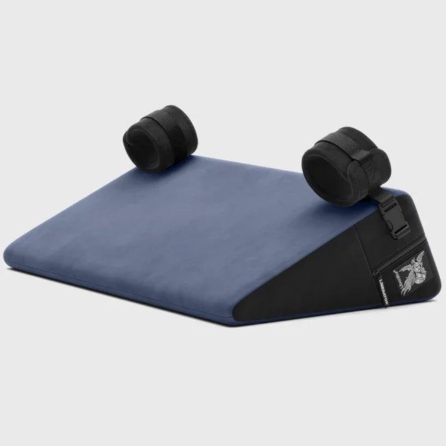 Liberator Black Label Wedge Couples Sex Position Aid with Cuffs & Restraint Attachments