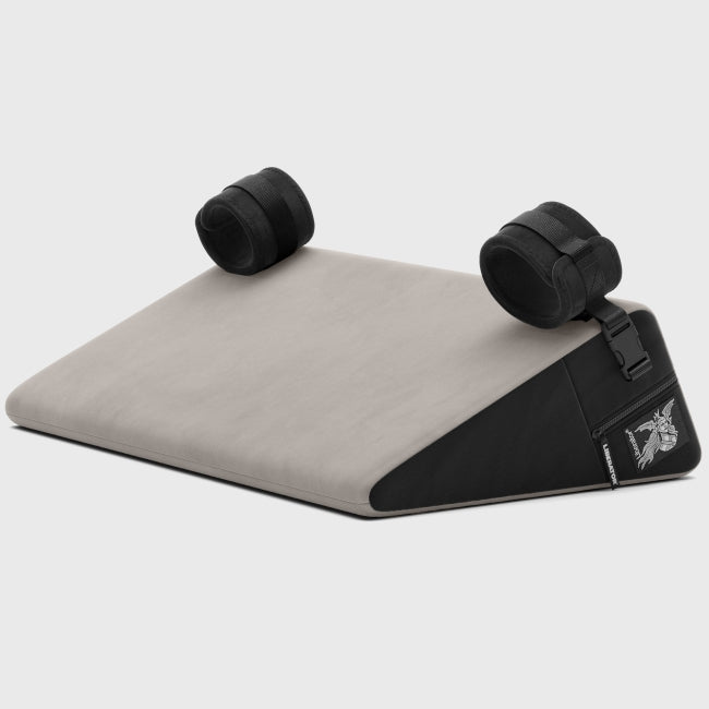 Liberator Black Label Wedge Couples Sex Position Aid with Cuffs & Restraint Attachments