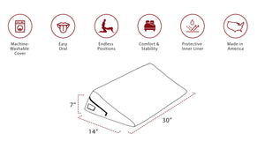 Liberator Super Wedge 30 in Sex Pillow