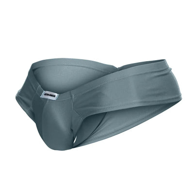 MaleBasics JUSTIN + SIMON Classic Male Cheek Briefs Metal Green