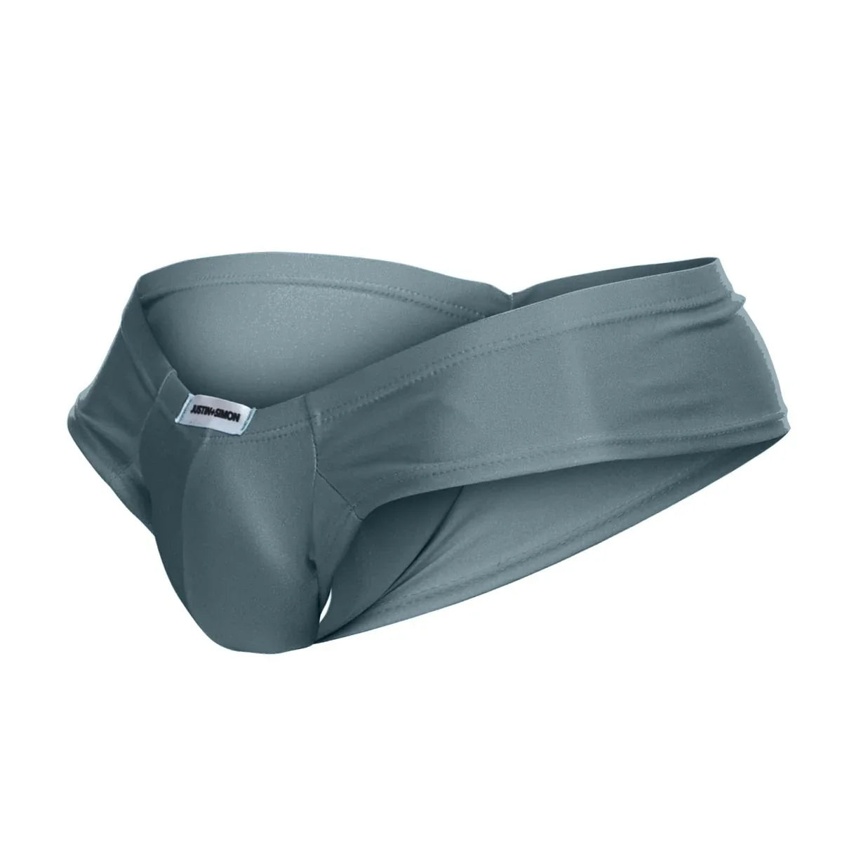 MaleBasics JUSTIN + SIMON Classic Male Cheek Briefs Metal Green