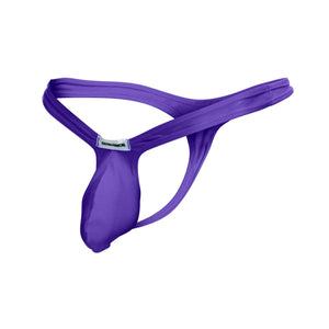 MaleBasics JUSTIN + SIMON Classic Male Bulge Thong Purple