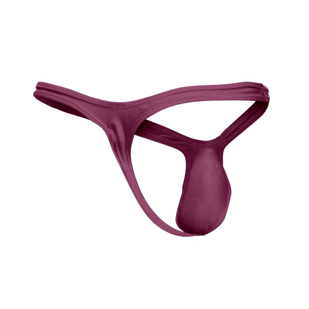 MaleBasics JUSTIN + SIMON Classic Male Bulge Thong Wine