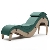Liberator Supervio Premium Ultraleather Sex Chaise with Maple Frame and Cuff Kit Restraints