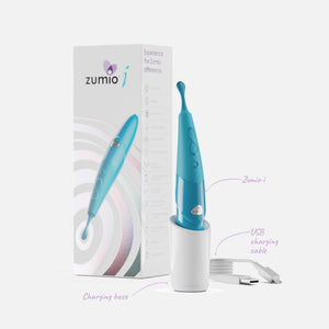 Zumio Iyana 8 Speed Rotating Clit Stimulator for Long Slow Orgasms Blue