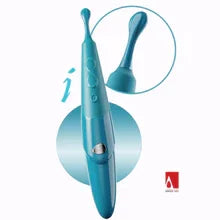 Zumio Iyana 8 Speed Rotating Clit Stimulator for Long Slow Orgasms Blue