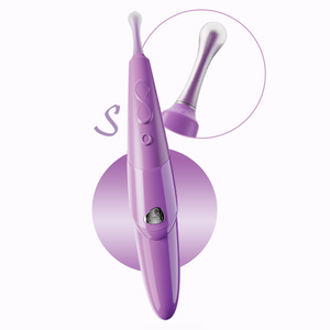 Zumio Ssadie 8 Speed Rotating Clit Stimulator for Soft Gentle Orgasms Purple