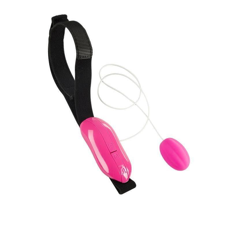 Play Ball Silicone Couples Vibrating Egg - Pink/Black - Romantic Blessings