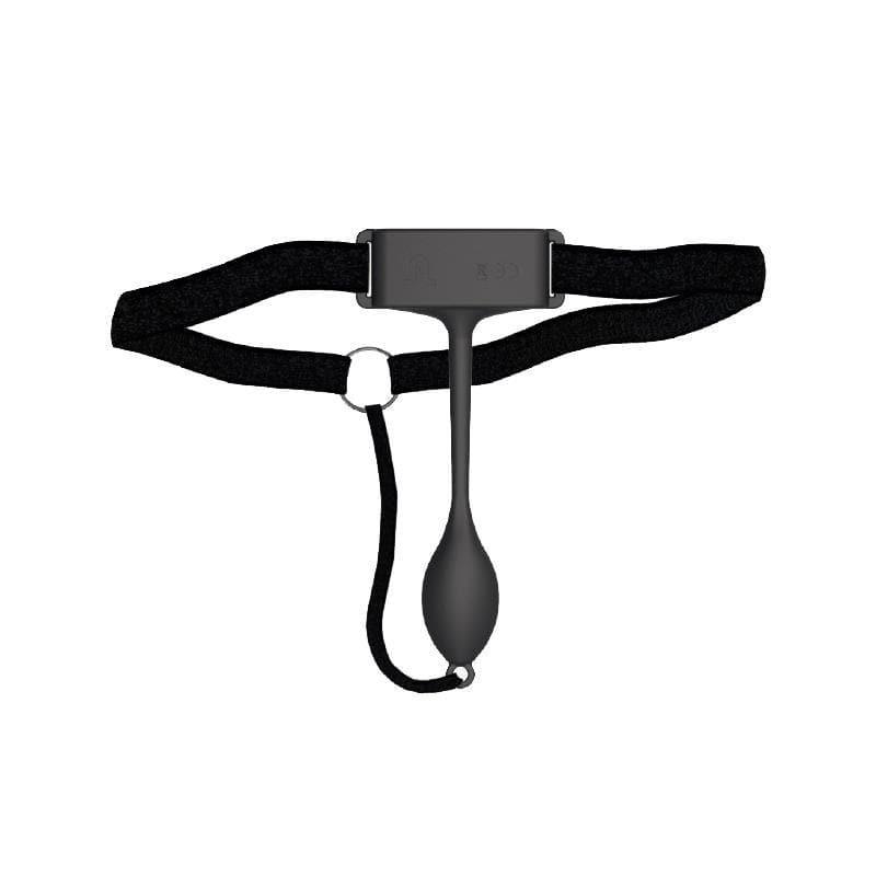 Pan-T Vibe Silicone Panty Vibe with Remote Control Black - Romantic Blessings