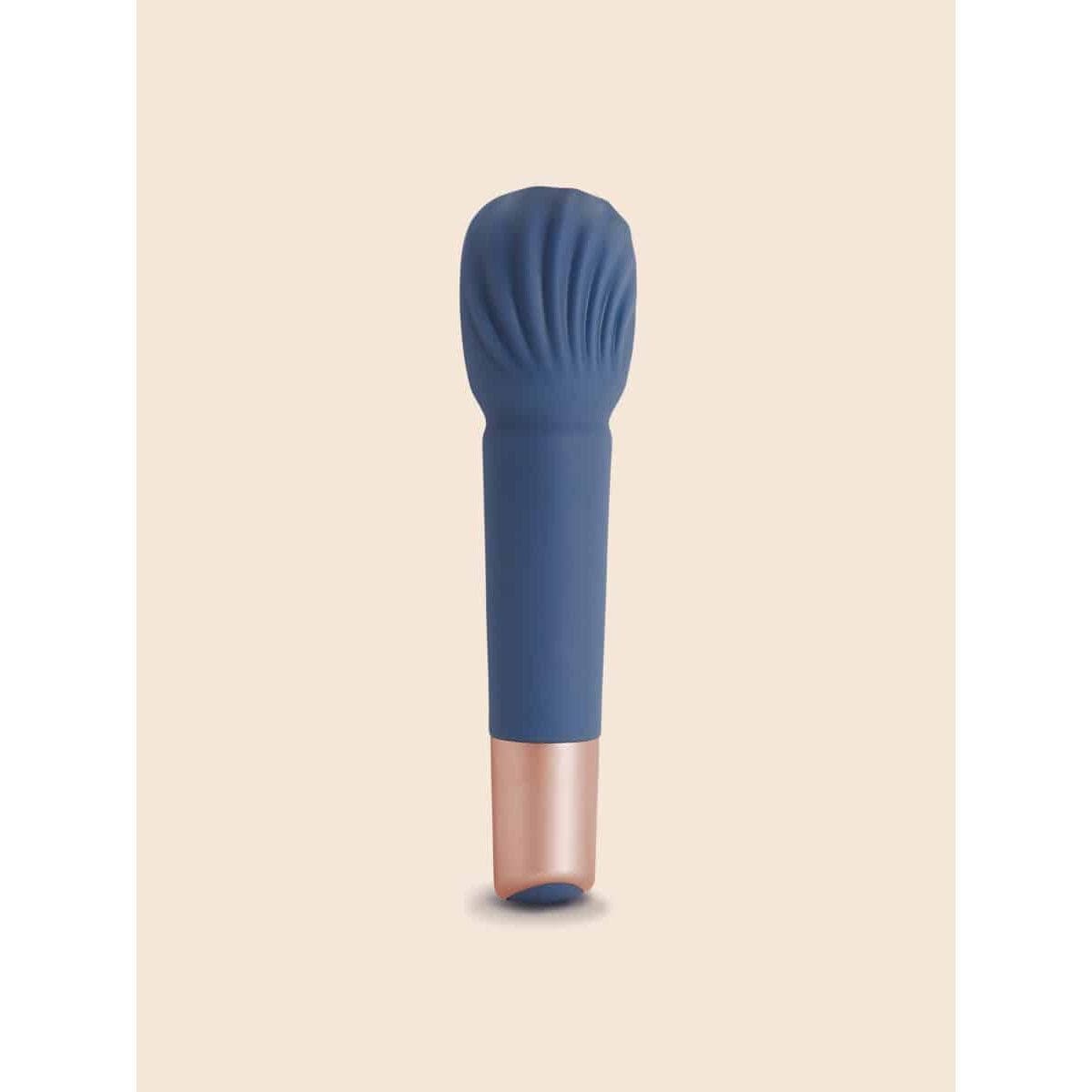 Deia The Wand Silicone 10 Vibration Wand Vibrator with Dual Density Head Blue - Romantic Blessings