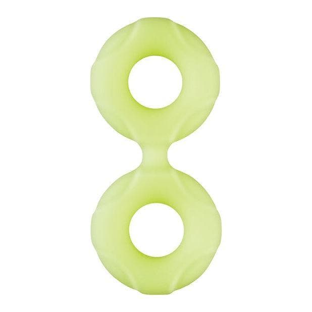 Forto F-81 Double Penis and Scrotum Ring Liquid Silicone Glow in the Dark - Romantic Blessings