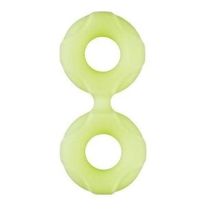 Forto F-81 Double Penis and Scrotum Ring Liquid Silicone Glow in the Dark - Romantic Blessings