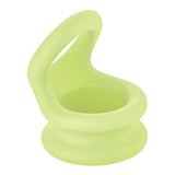Forto F-20 Penis Ring and Balls Stretcher Liquid Silicone Glow in the Dark - Romantic Blessings