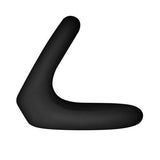 Forto F-22 Double Penis and Scrotum Ring Liquid Silicone Black - Romantic Blessings