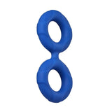 Forto F-81 Double Penis and Scrotum Ring Liquid Silicone Blue - Romantic Blessings