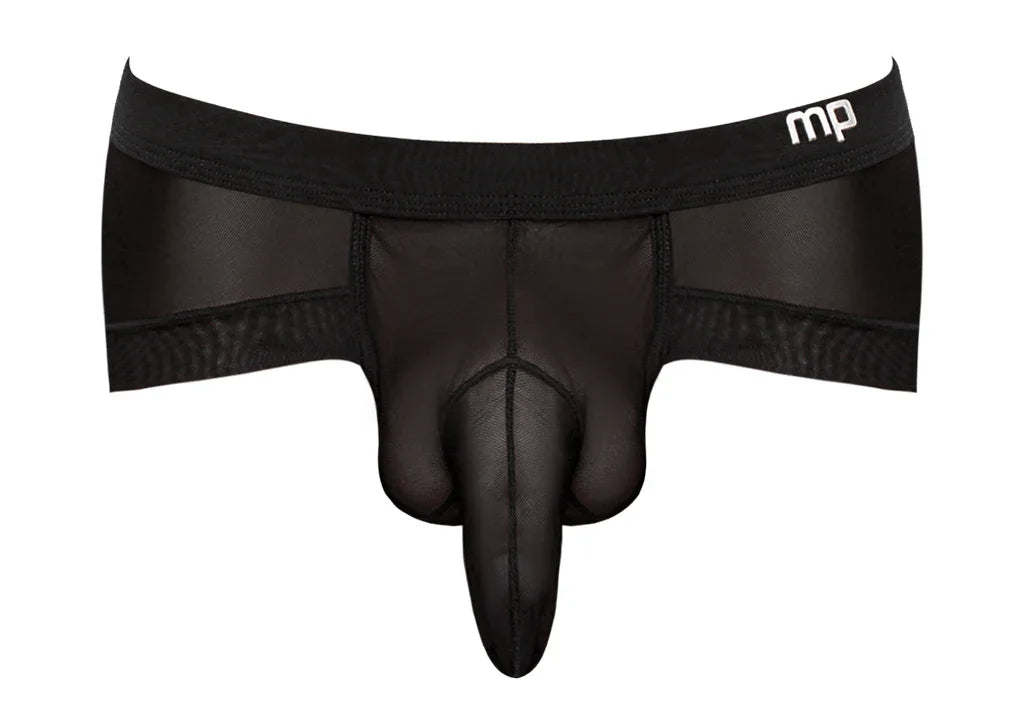 Male Power Hoser Micro Min Hose Shorts Black