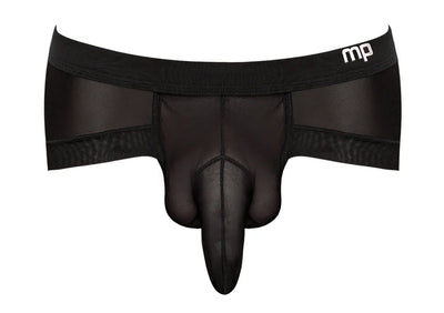 Male Power Hoser Micro Min Hose Shorts Black