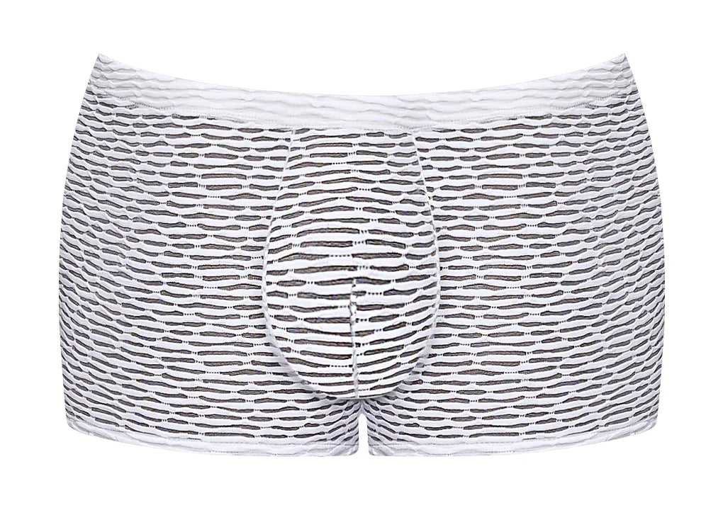 Male Power Sneak Peek Mini Short White