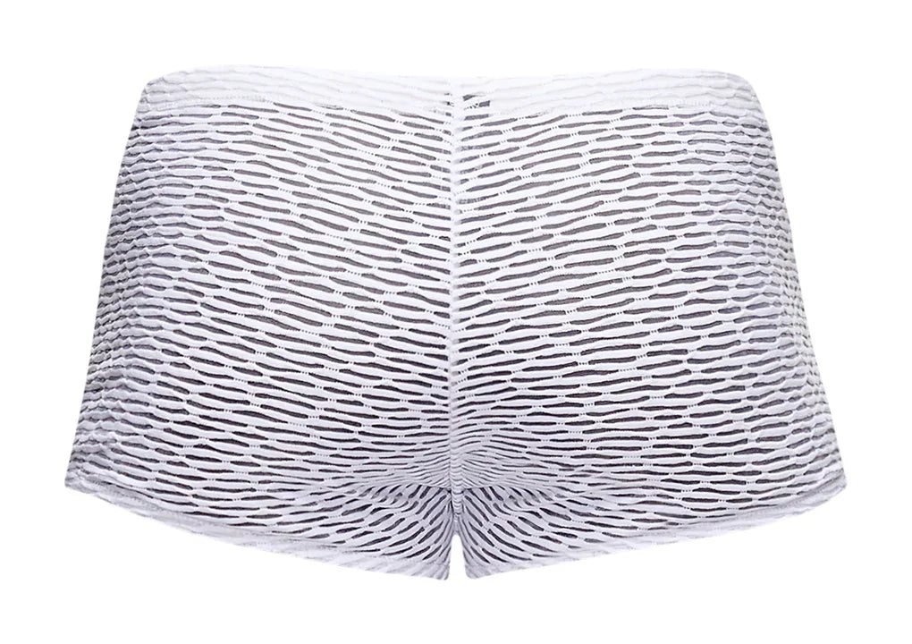 Male Power Sneak Peek Mini Short White