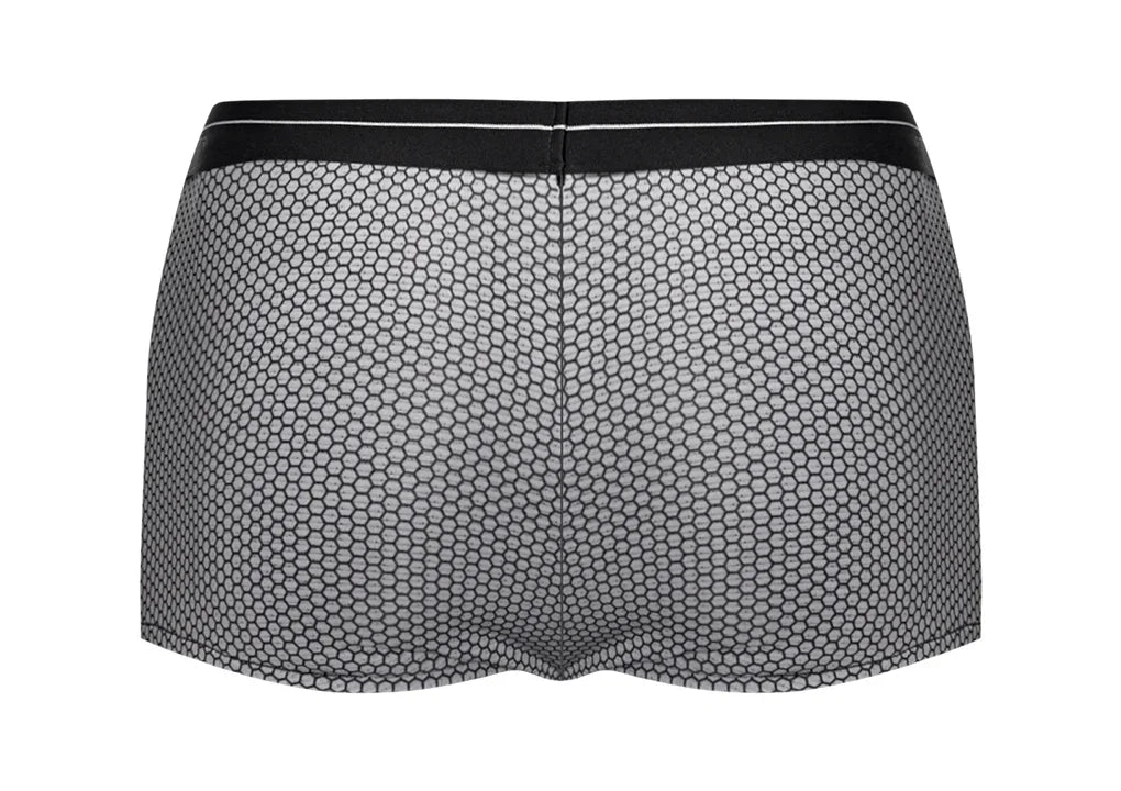 Male Power Sexagon Mini Short Gray