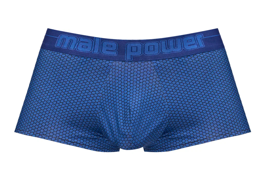 Male Power Sexagon Mini Short Royal Blue