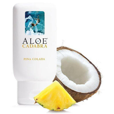 Aloe Cadabra Organic 2-in-1 Personal Lubricant & Vaginal Moisturizer Pina Colada 2.5 oz - Romantic Blessings