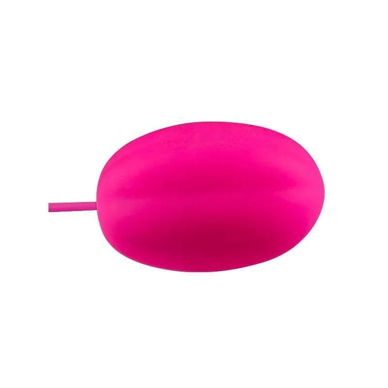 Play Ball Silicone Couples Vibrating Egg - Pink/Black - Romantic Blessings